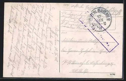 AK Fürth i. B., Partie im Stadtpark