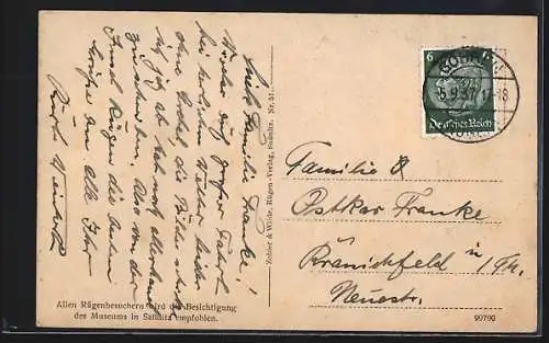 AK Sellin a. Rügen, Strandpartie