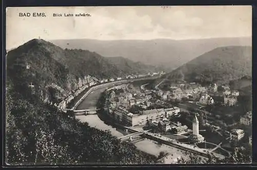 AK Bad Ems, Blick Lahn aufwärts