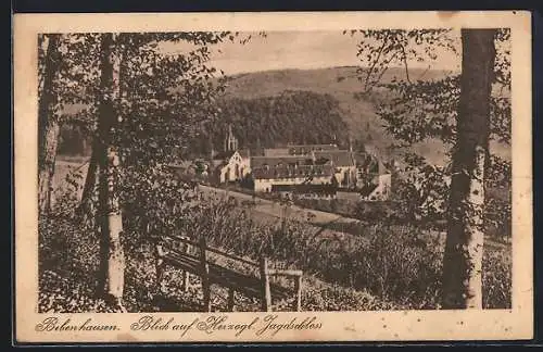 AK Bebenhausen, Blick auf das Herzogliche Jagdschloss