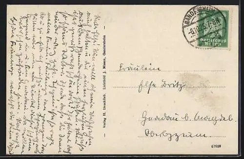 AK Gandersheim, Brücke neben der Georgskirche