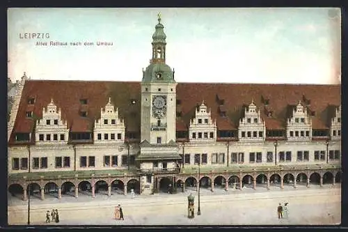 AK Leipzig, Altes Rathaus nach dem Umbau