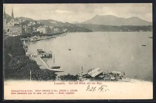 AK Luzern, See mit Blick auf die Rigi