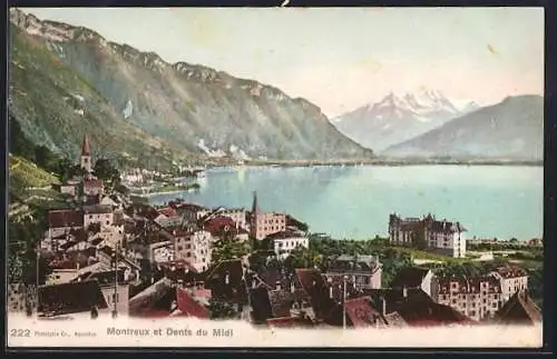 AK Montreux, Montreux et Dents du Midi