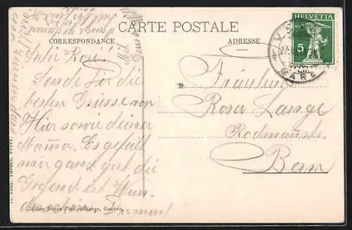 AK Vevey, Vevey et la Dent du Midi