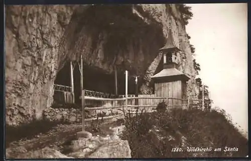 AK Aescher, Das Wildkirchli am Säntis