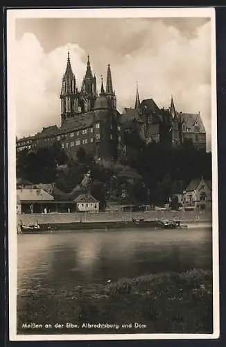 AK Meissen an der Elbe, Albrechtsburg und Dom