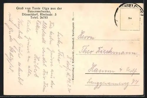 AK Düsseldorf, Bauernschenke