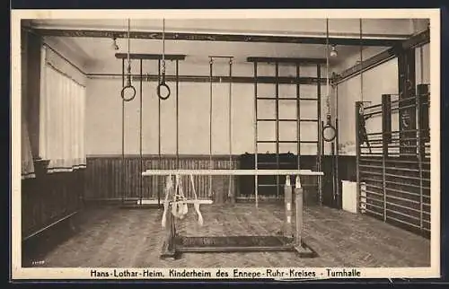 AK Norderney, Hans-Lothar-Heim, Kinderheim des Ennepe-Ruhr-Kreises, Turnhalle