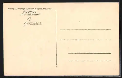 AK Neuwied a. Rh., Deichkrone