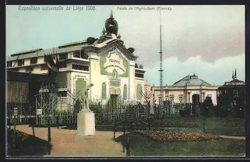 AK Liége, Exposition Universelle 1905, Palais de l`Agriculture
