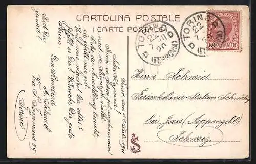 AK Torino, Esposizione Internazionale 1911, Palazzi Repubblica Argentina e America Latina