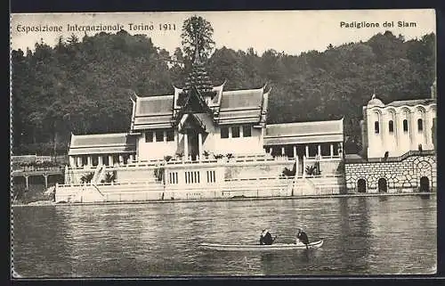 AK Torino, Esposizione Internazionale 1911, Padiglione del Siam