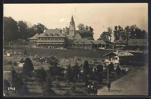 AK Bern, Schweizerische Landesausstellung 1914, Ausstellungdgelände aus der Vogelschau