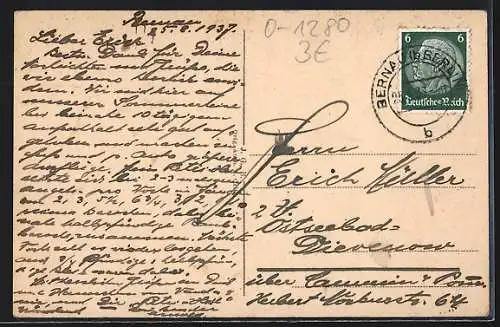 AK Bernau bei Berlin, Partie am Königstor