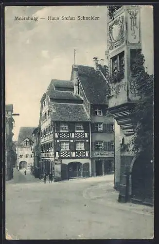 AK Meersburg, Haus Stefan Schneider, Ecke Kirchstrasse