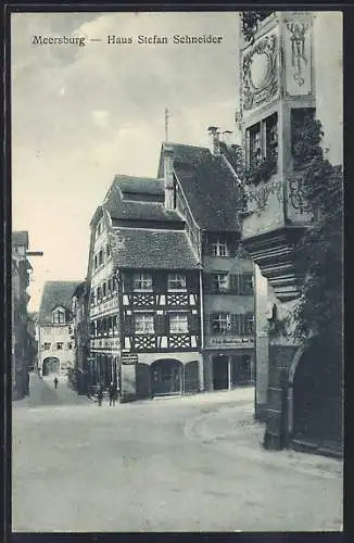 AK Meersburg, Haus Stefan Schneider, Ecke Kirchstrasse