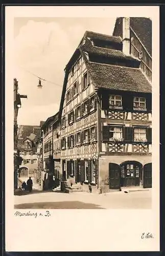 AK Meersburg a. B., Das Haus Stefan Schneider an der Kirchstrasse