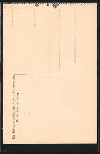 AK Klein-Lübbichow, Fachwerkkirche, erbaut nach dem 30jährigen Kriege