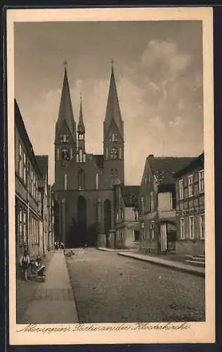 AK Neuruppin, Partie an der Klosterkirche