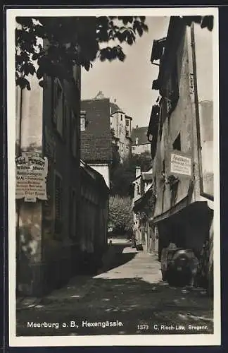 AK Meersburg, Strasse am Hexengässle