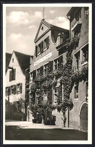 AK Meersburg am Bodensee, Gasthof Winzerstube zum Becher