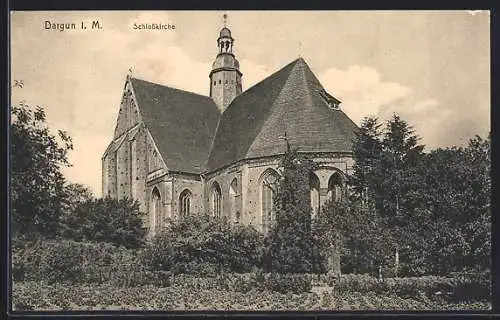 AK Dargun i. M., Blick auf die Schlosskirche