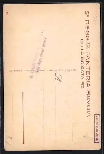 AK Brigata Savoia, 2° Reggimento Fanteria, italienisches Infanterie-Regiment