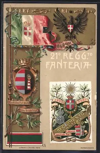 AK 21° Reggimento Fanteria, italienisches Infanterie-Regiment