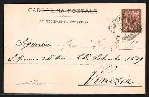 AK 25° Reggimento Fanteria, italienisches Infanterie-Regiment