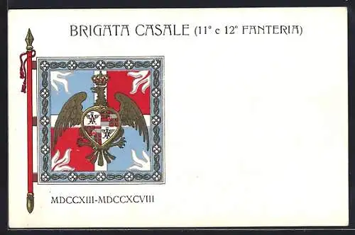 AK 11° e 12° Reggimento Fanteria, Brigata Casale, italienisches Infanterie-Regiment