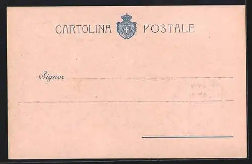 Präge-AK 90° Reggimento Fanteria, Brigata Salerno, italienisches Infanterie-Regiment