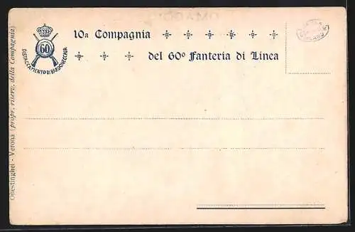 AK 10a Compagnia del 60° Fanteria di Linea, italienisches Infanterie-Regiment