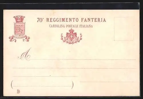 AK 70° Reggimento Fanteria, Brigata Ancona, italienisches Infanterie-Regiment