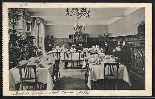 AK Karlsruhe i. B., Koch- und Haushaltungsschule des badischen Frauenvereins, Herrenstr. 39, Innenansicht
