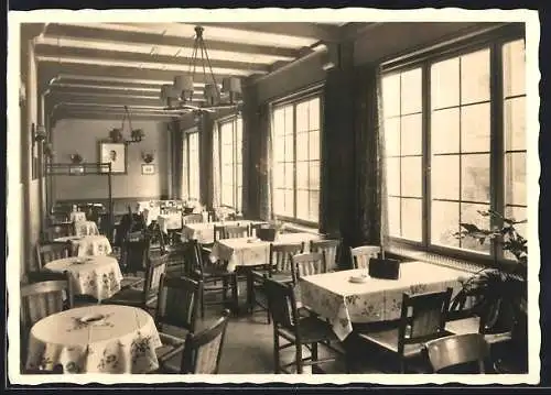 AK Freiburg /Breisgau, Restaurant Kienzler, Innenansicht