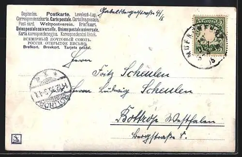 Lithographie München, Neues Rathaus