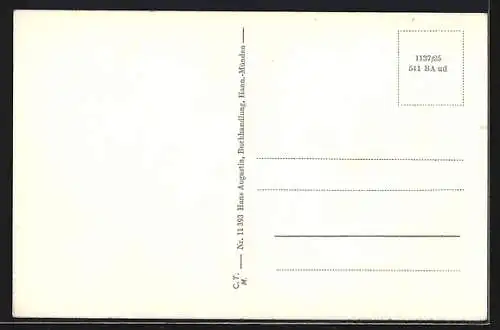 AK Hann. Münden, Durchblick von der Tillyschanze auf die Stadt