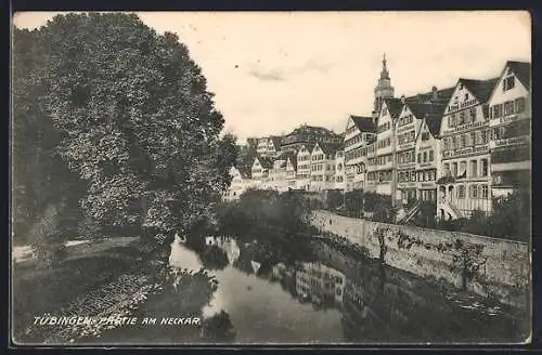 AK Tübingen, Partie am Neckar