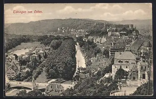 AK Tübingen, Gesamtansicht von Osten gesehen