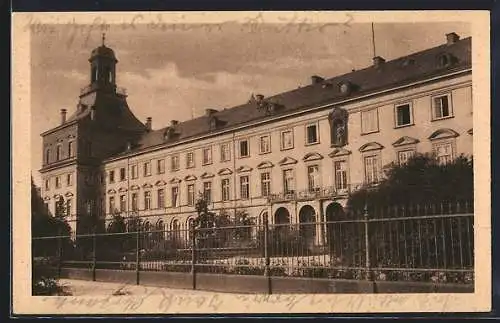 AK Bonn, Fr. Wilh. Universität, von der Strasse gesehen