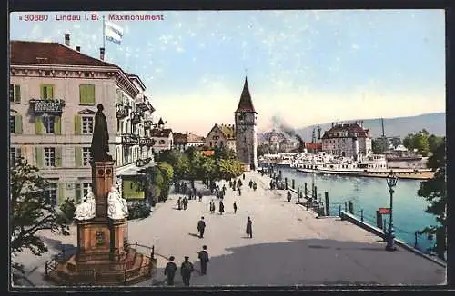 AK Lindau i. B., Max-Monument