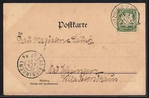 AK Kitzingen a. M., Ortsansicht über den Fluss