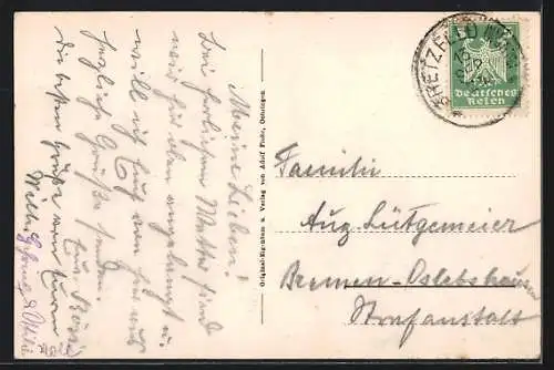 AK Maienfels, Partie aus dem Ort