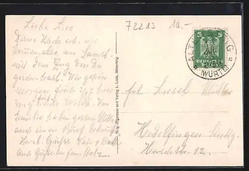 AK Altensteig i. Schwarzwald, Fischweiher