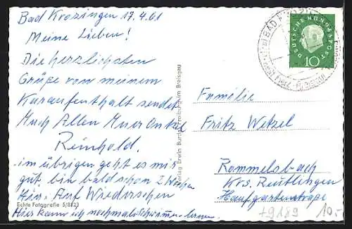 AK Bad Krozingen, beim Kurhaus