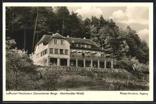 AK Neulautern bei Spiegelberg, Luftkurort Neulautern / Restaurant Waldeck W. Wagner