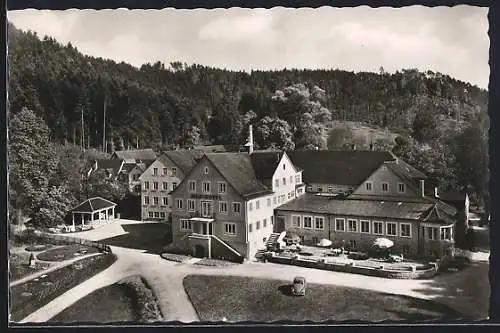 AK Bad Niedernau, Bad-Hotel mit Strassenpartie