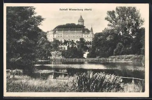 AK Wiesenburg / Mark, Blick zum Schloss