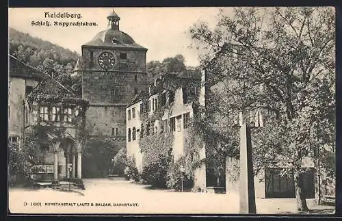 AK Heidelberg, Rupprechtsbau vom Schloss